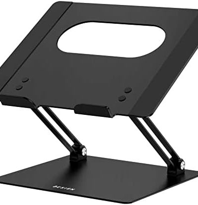 BESIGN LS10 Aluminum Laptop Stand, Ergonomic Adjustable Notebook Riser Holder Computer Stand
