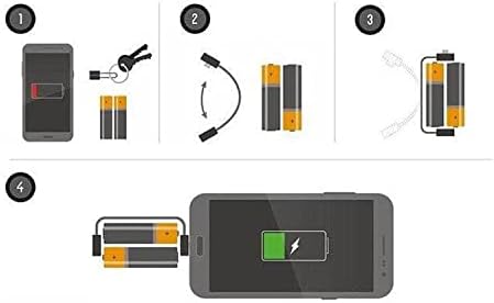 FIORIA Mini Smartphone Charger use AA/AAA Battery Portable Emergency Power with Micro USB Compatible - Image 5