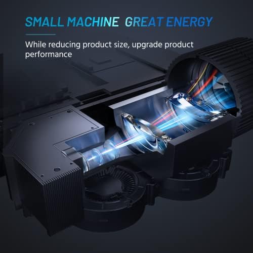 Mini Projector for iPhone, ELEPHAS 2023 Upgraded 1080P HD Projector, 8000L Portable Projector with - Image 3