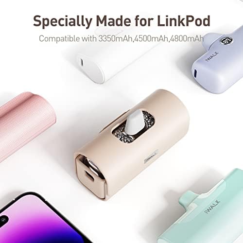 iWALK LinkPod Bag Only for iWALK LinkPod Portable Charger 3350mAh, 4500mAh, 4800mAh Power Bank - Image 2