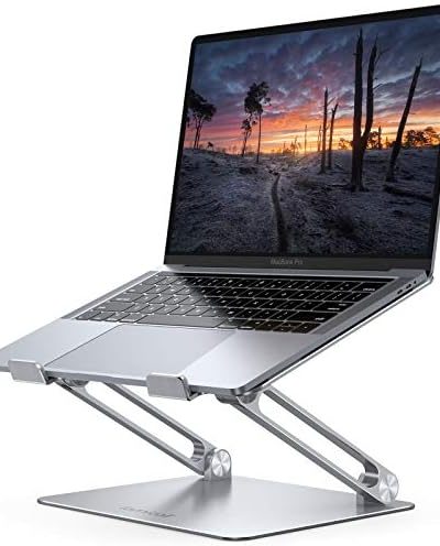Lamicall Adjustable Laptop Stand, Portable Laptop Riser, Aluminum for Desk Foldable, Ergonomic