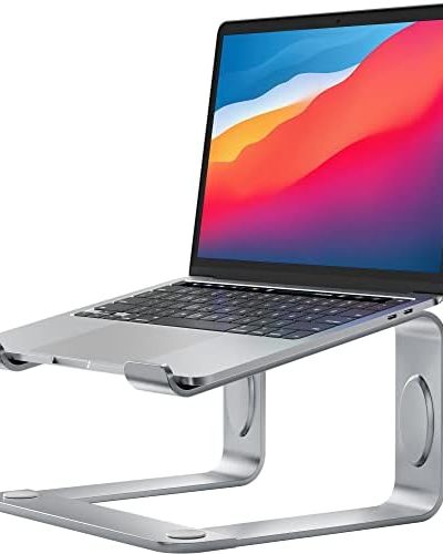 LORYERGO Laptop Stand, Ergonomic Laptop Riser Laptop Mount for Desk, Notebook Stand Compatible with