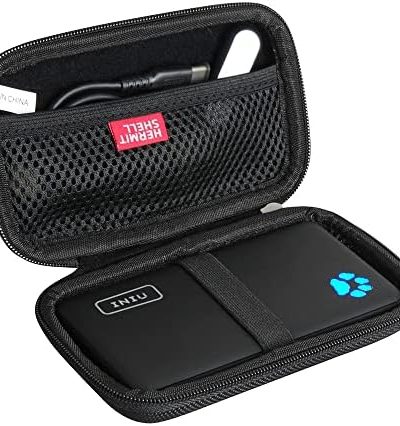 Hermitshell Hard Travel Case for INIU Portable Charger 10000mAh Power Bank [2022 Version] (Black)